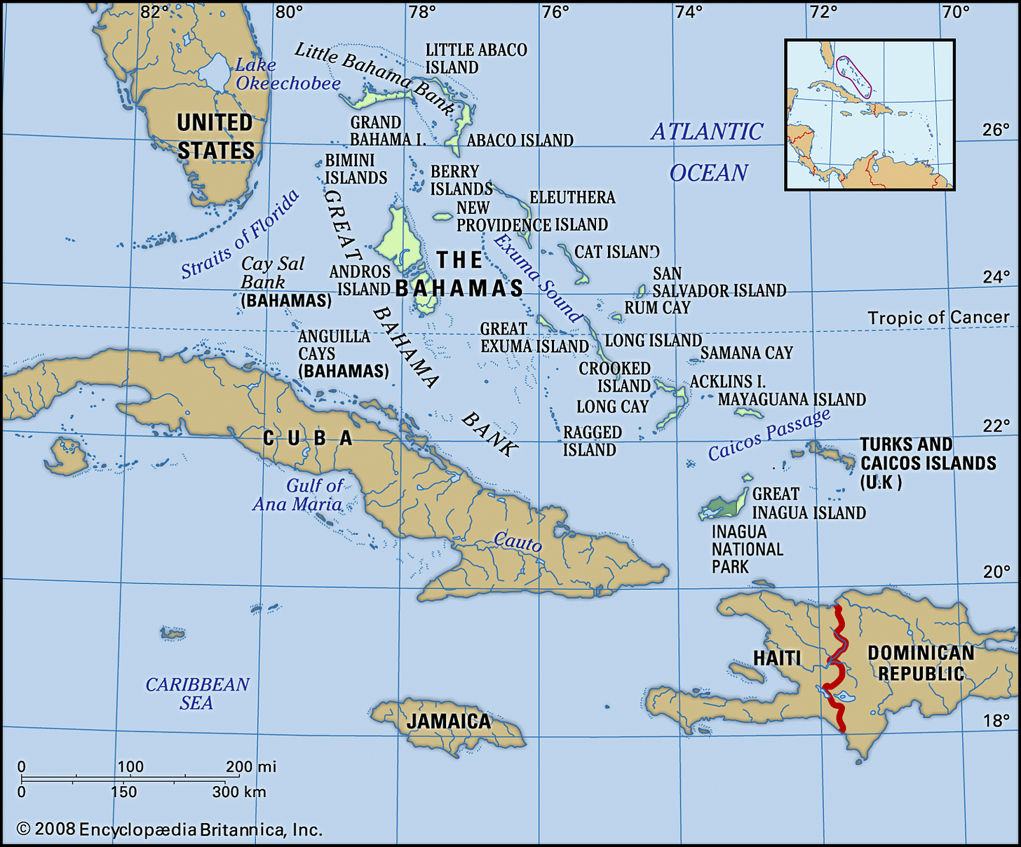 The Bahamas | Map, Flag, Population, Islands, Weather, & History |  Britannica