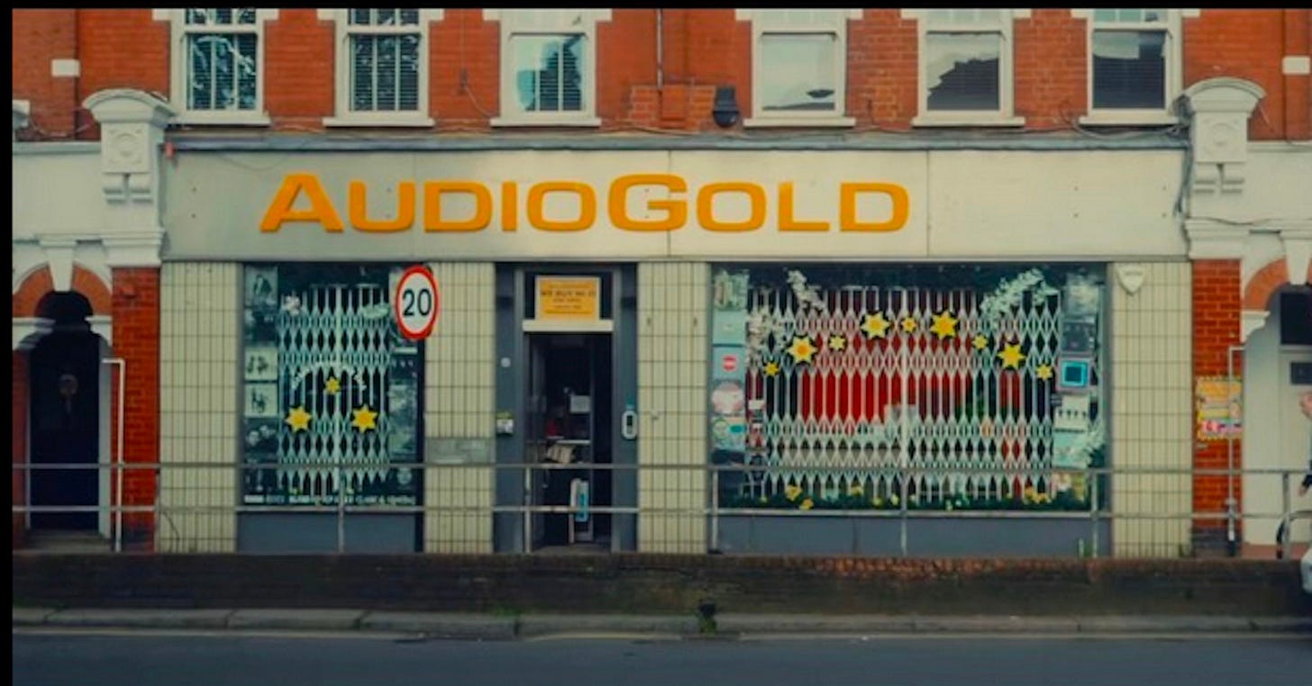 Audio Gold's shopfront Audio Gold's shopfront