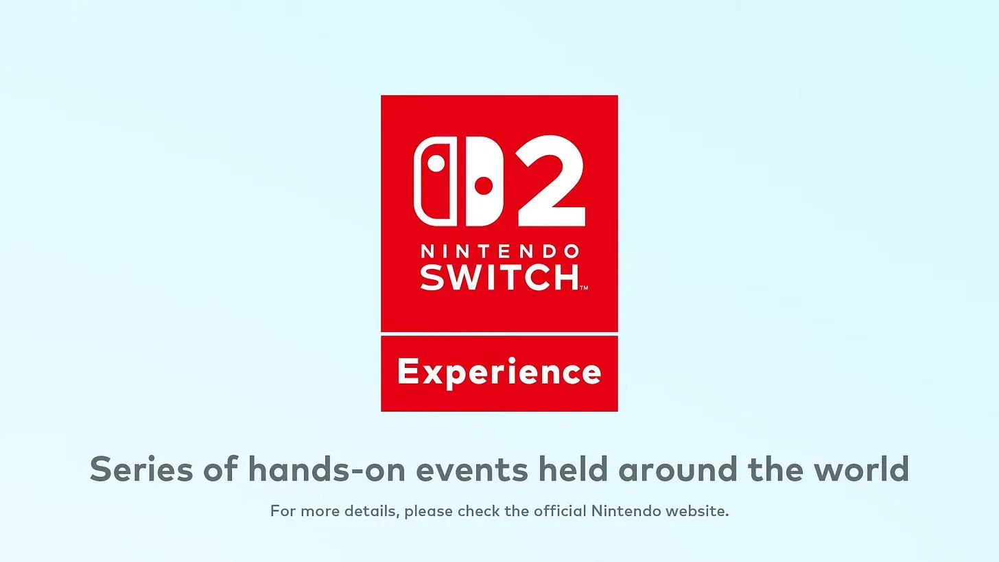 Nintendo Switch 2 hands-on events Nintendo Switch 2 hands-on events