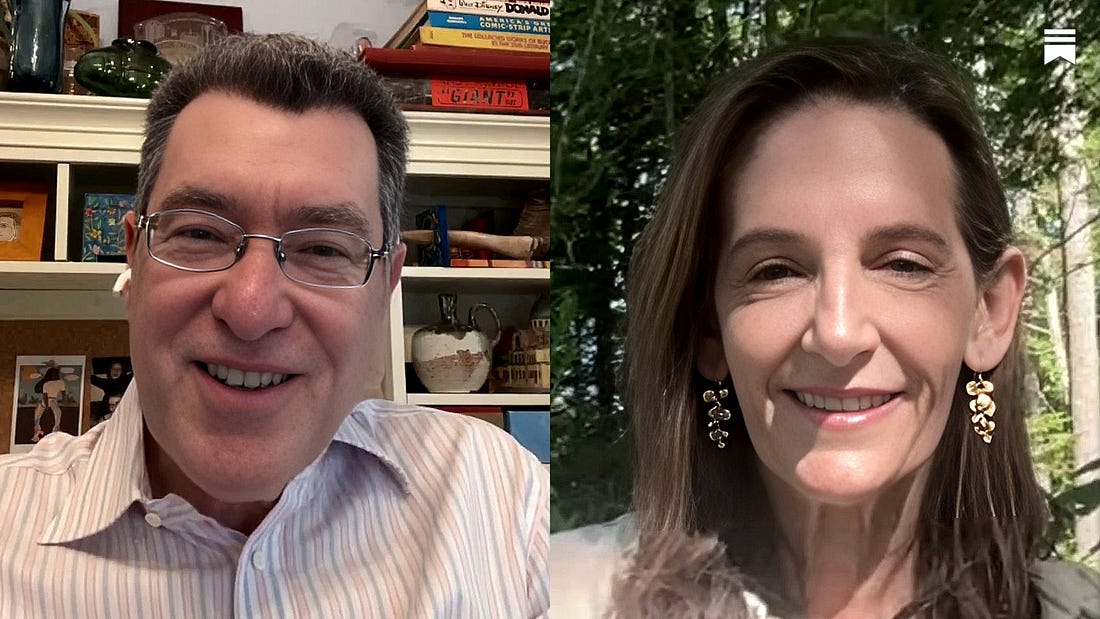 Joyce Vance and Norm on coffee with the contrarians