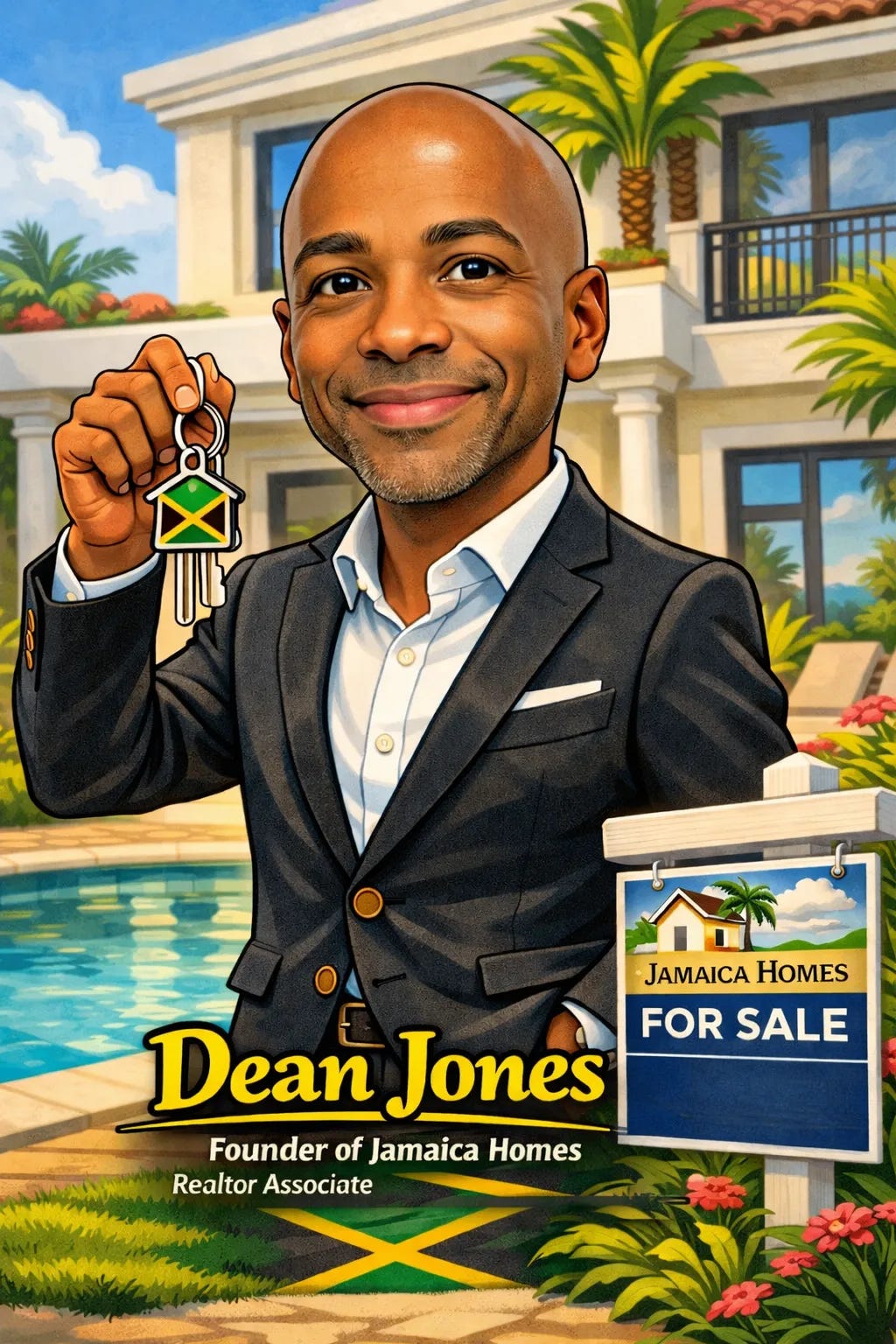 Why Every Jamaican Real Estate Agent Should Have a Branded Cartoon or Caricature (And How to Create One Properly)