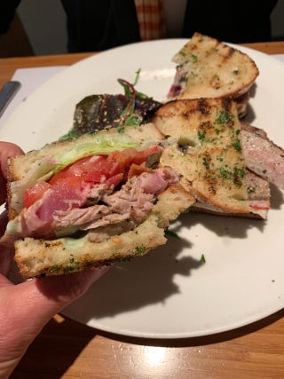 Ahi Tuna BLT at The House Ahi Tuna BLT at The House