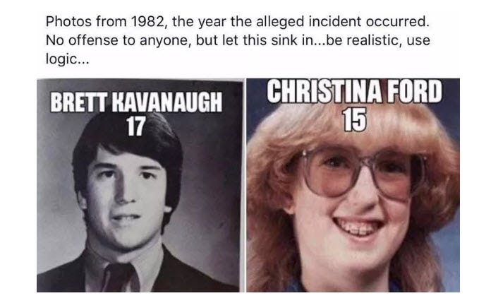 brett kavanaugh fake picture of christine blasey ford brett kavanaugh fake picture of christine blasey ford