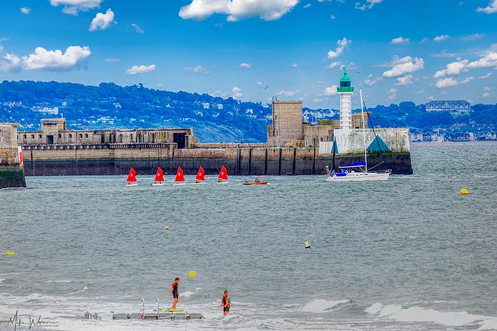 The Le Havre beach area and activities