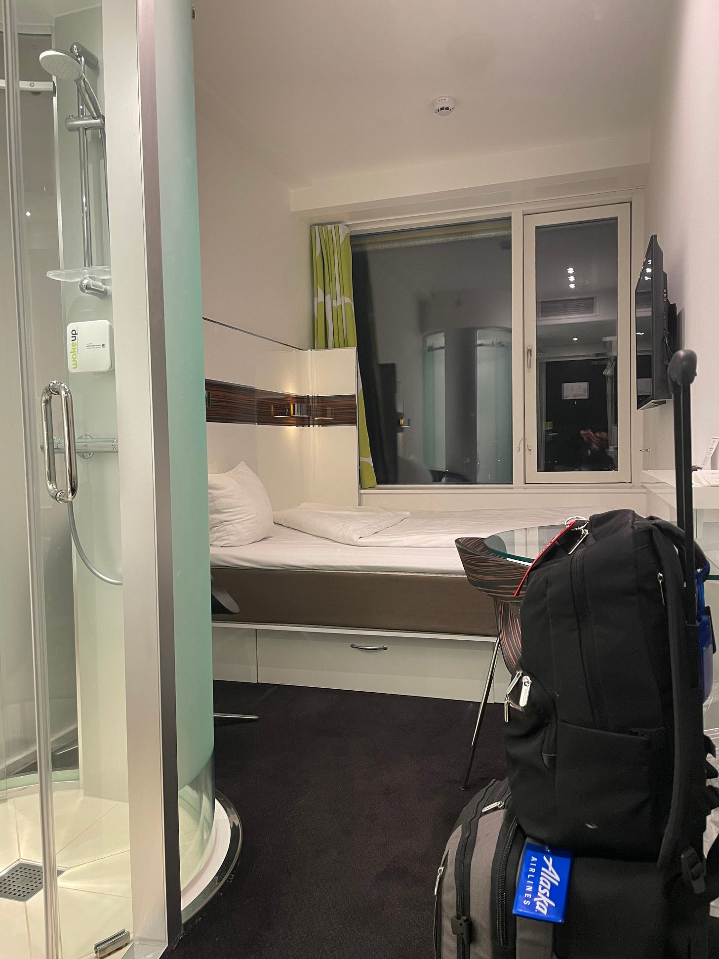 Room at the Wakeup Copenhagen Hotel at Bernstorffsgade