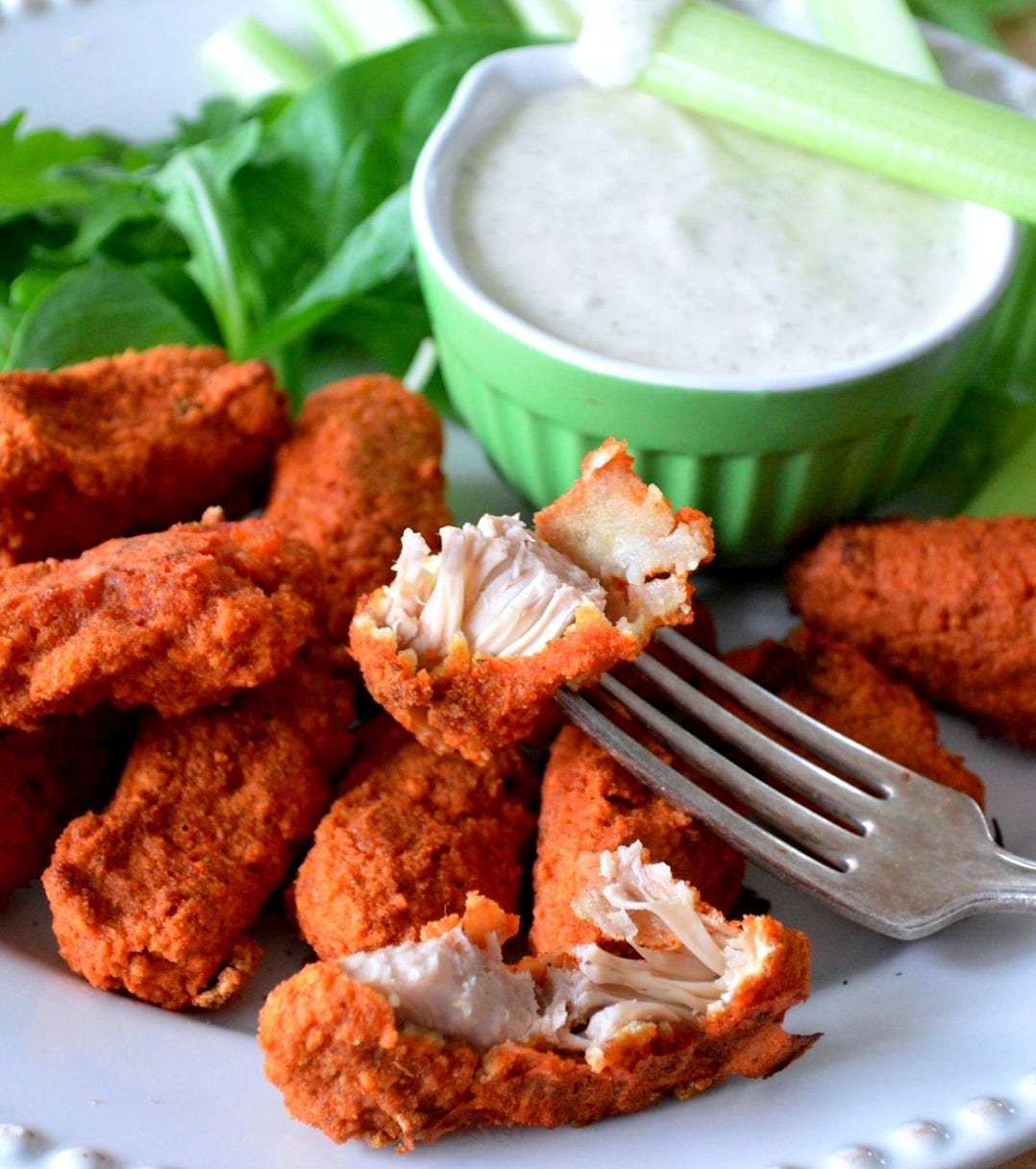 fried chicken on tray fried chicken on tray