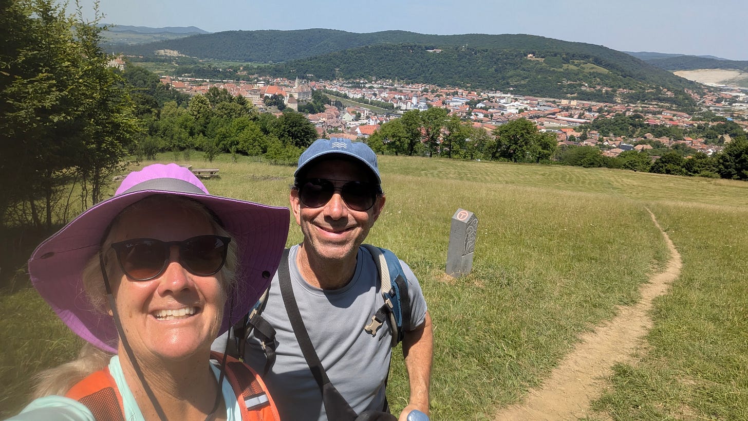 handsome couple hiking handsome couple hiking