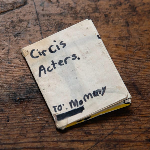 bookbinding kid art circus