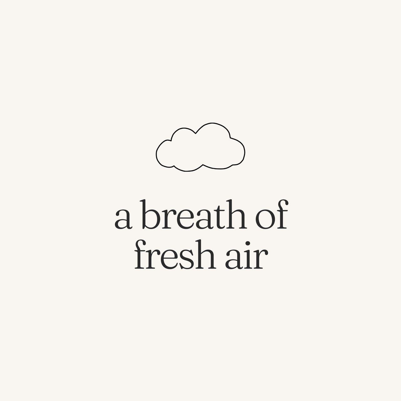 A breath of fresh air logo