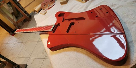 Final sanding, spraying and finishing.