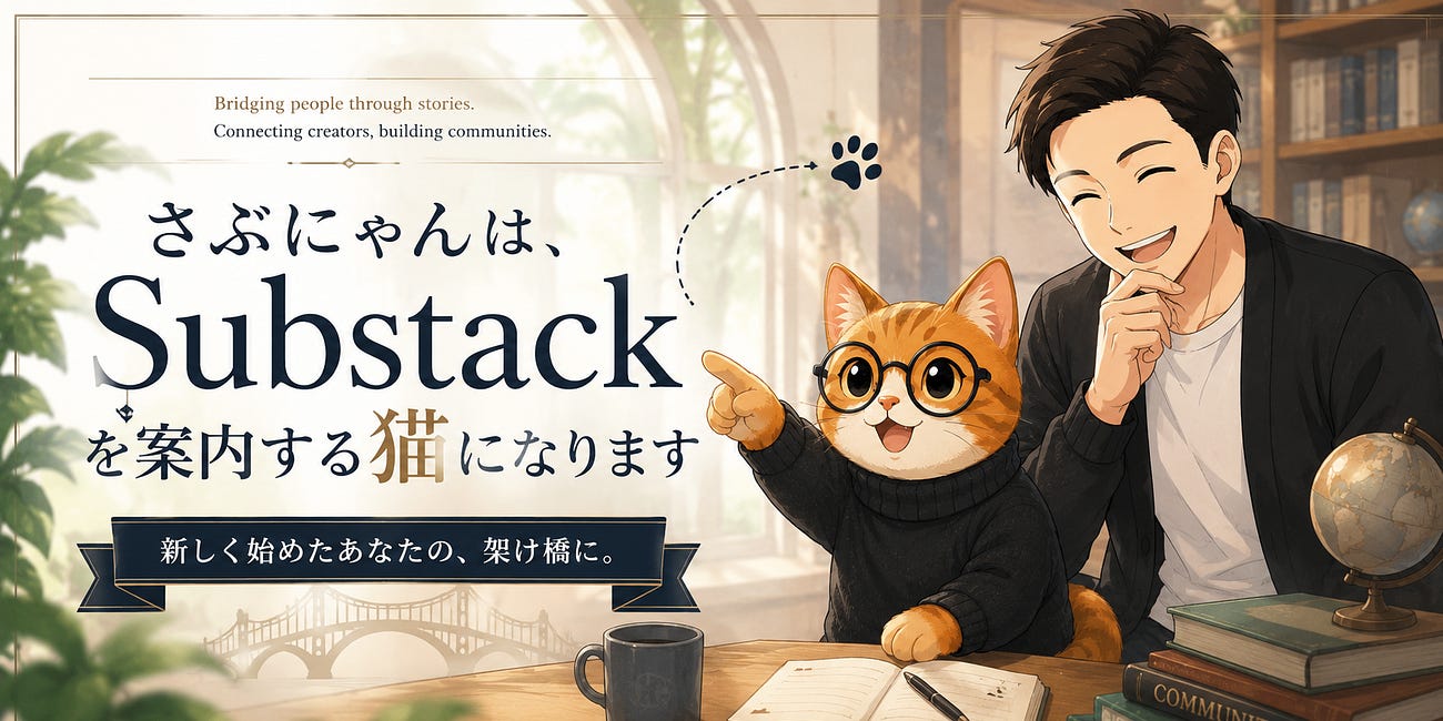 Substackで人と人の架け橋になる活動を始めます