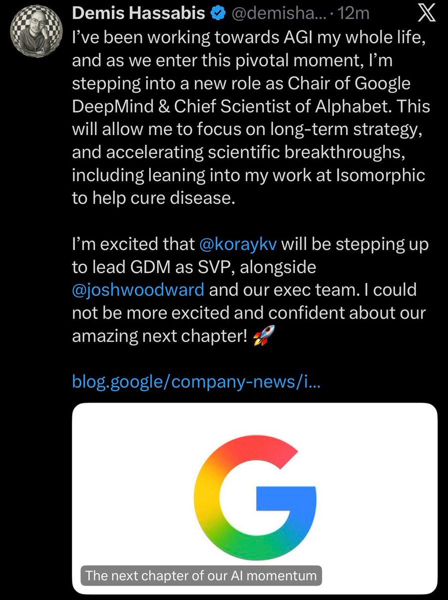 Erdbeben bei Alphabet: Demis Hassabis als DeepMind-CEO abgesetzt, Jeff Dean und Sanjay Ghemawat verlassen Google