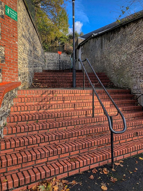Some of the many stairs of Le Havre