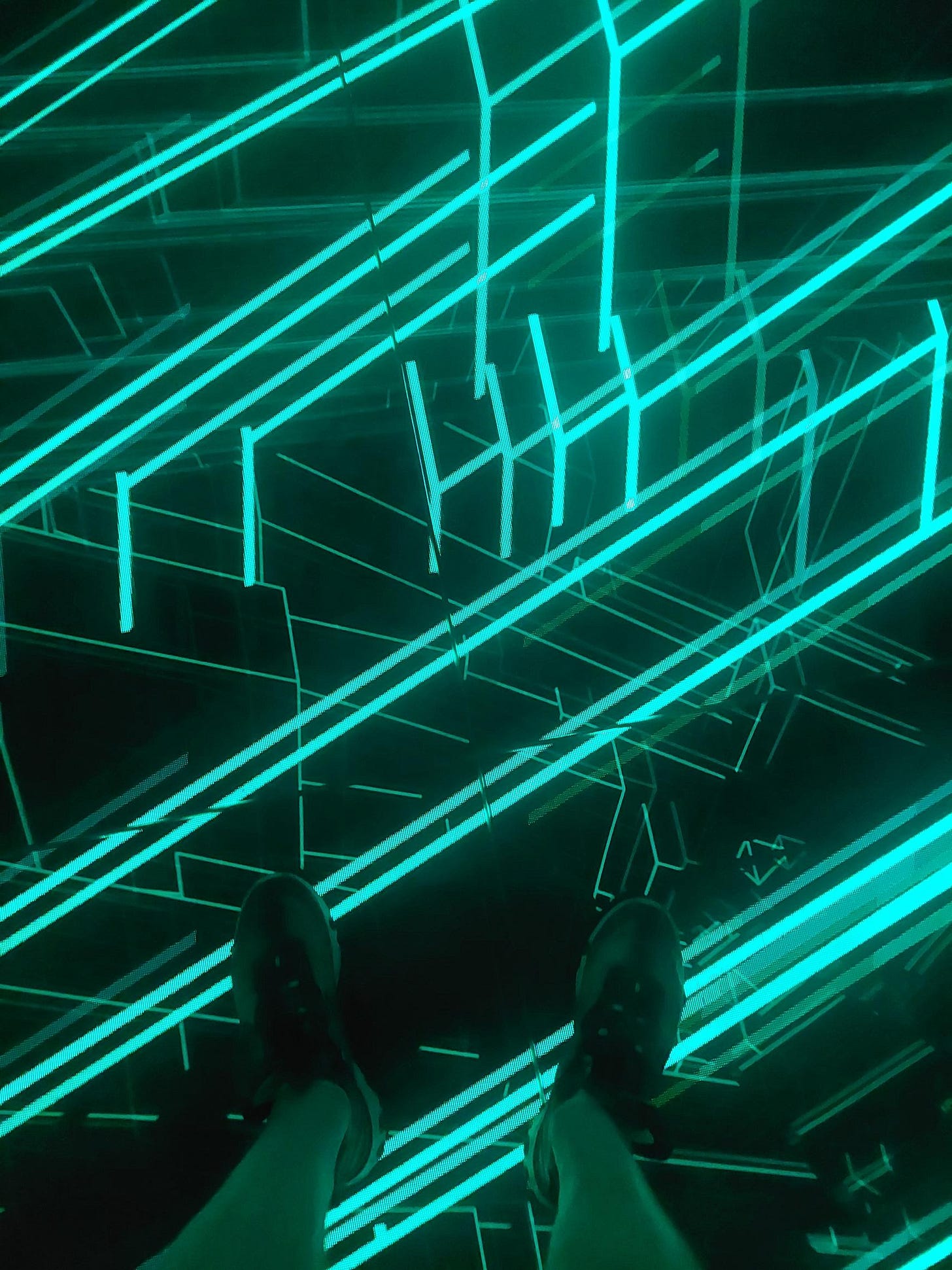 The floor at the Chemical Brothers' Music Response