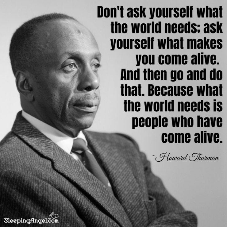 Howard Thurman Quote – Sleeping Angel | Be an example quotes, Howard thurman,  Inspirational words