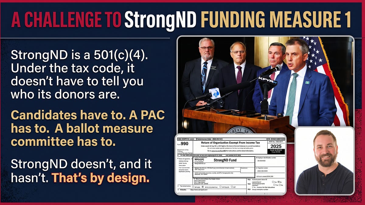Guest Editorial: A Challenge to StrongND Funding Measure 1