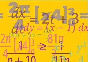 collage of colorful math typesetting collage of colorful math typesetting