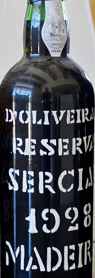 D'Oliveiras 1928 Sercial D'Oliveiras 1928 Sercial