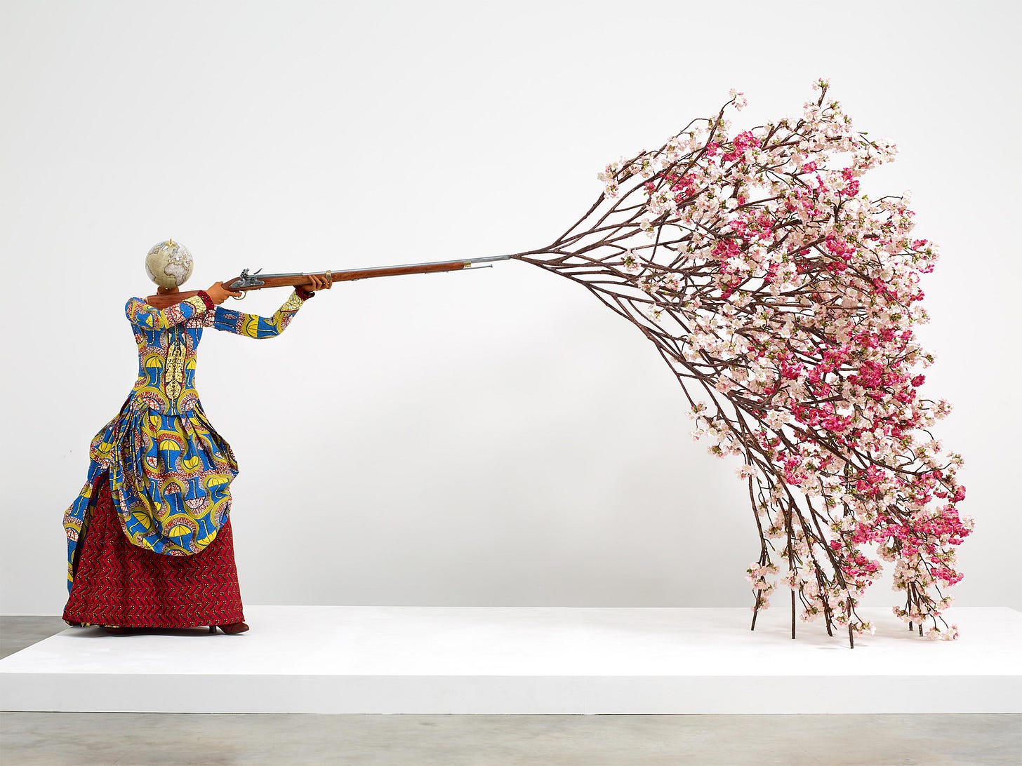Globes and Astronaut Helmets Form Heads of Figurative Sculptures by Artist Yinka  Shonibare CBE — Colossal