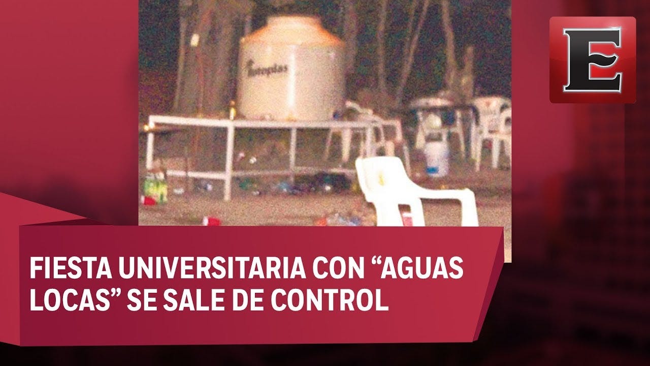 Prepararon un tinaco de 500 litros de bebidas embriagantes