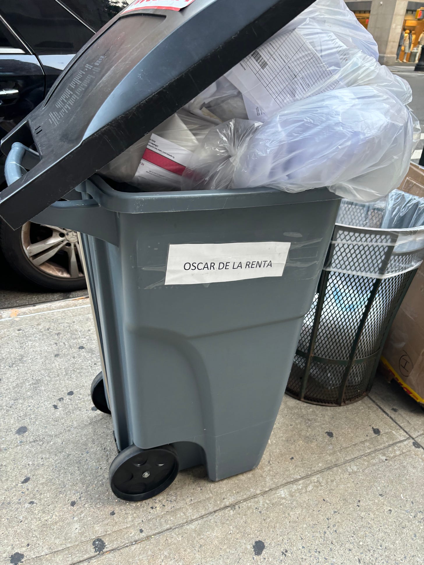 The Branded Trash Cans of Madison Ave