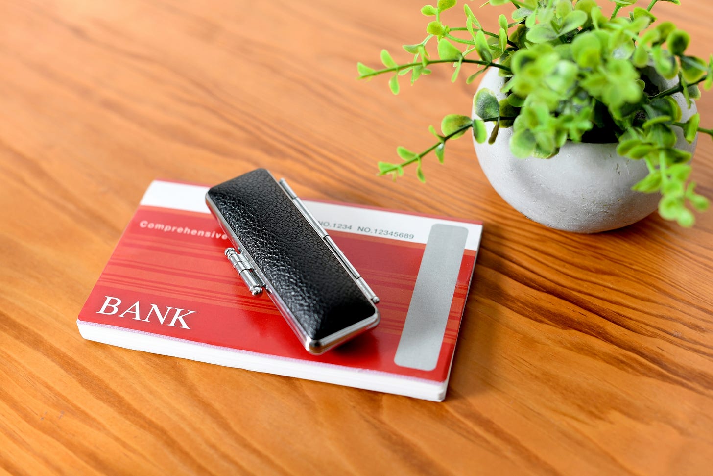 bank passbook and seal bank passbook and seal