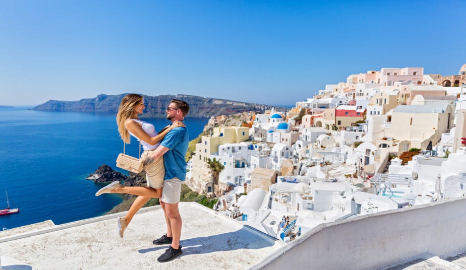 9-Day Greek Islands Honeymoon - Mykonos & Santorini from Athens