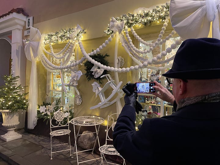 Рождественские украшения в Вильнюсе