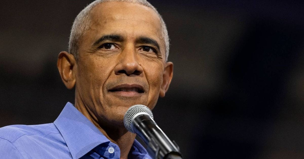 Barack Obama says Trump has 'obsession' with him and he has a 'suite' in  his head - The Mirror US
