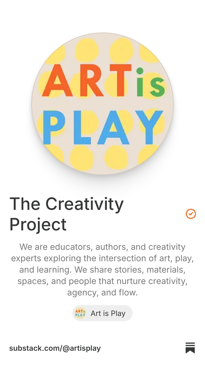 The Creativity Project | Substack