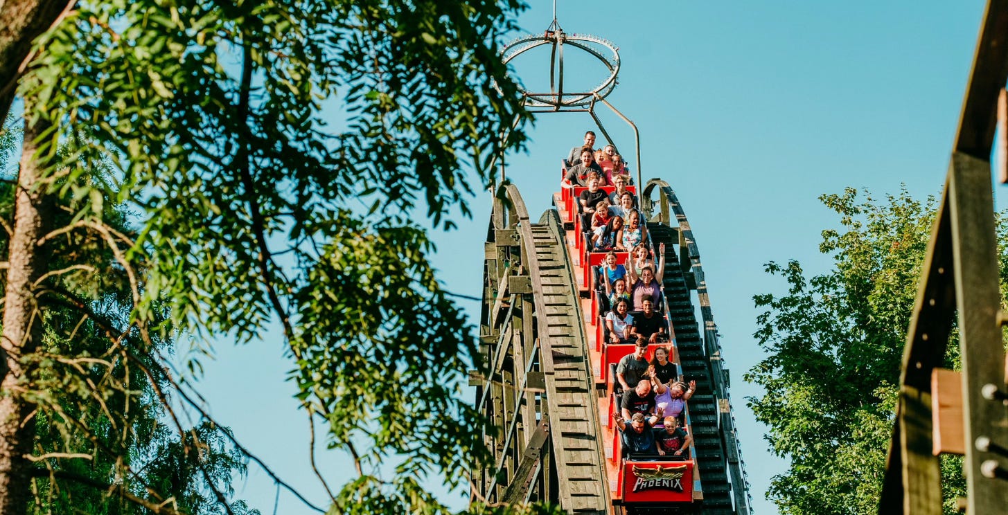 Phoenix coaster Knoebels