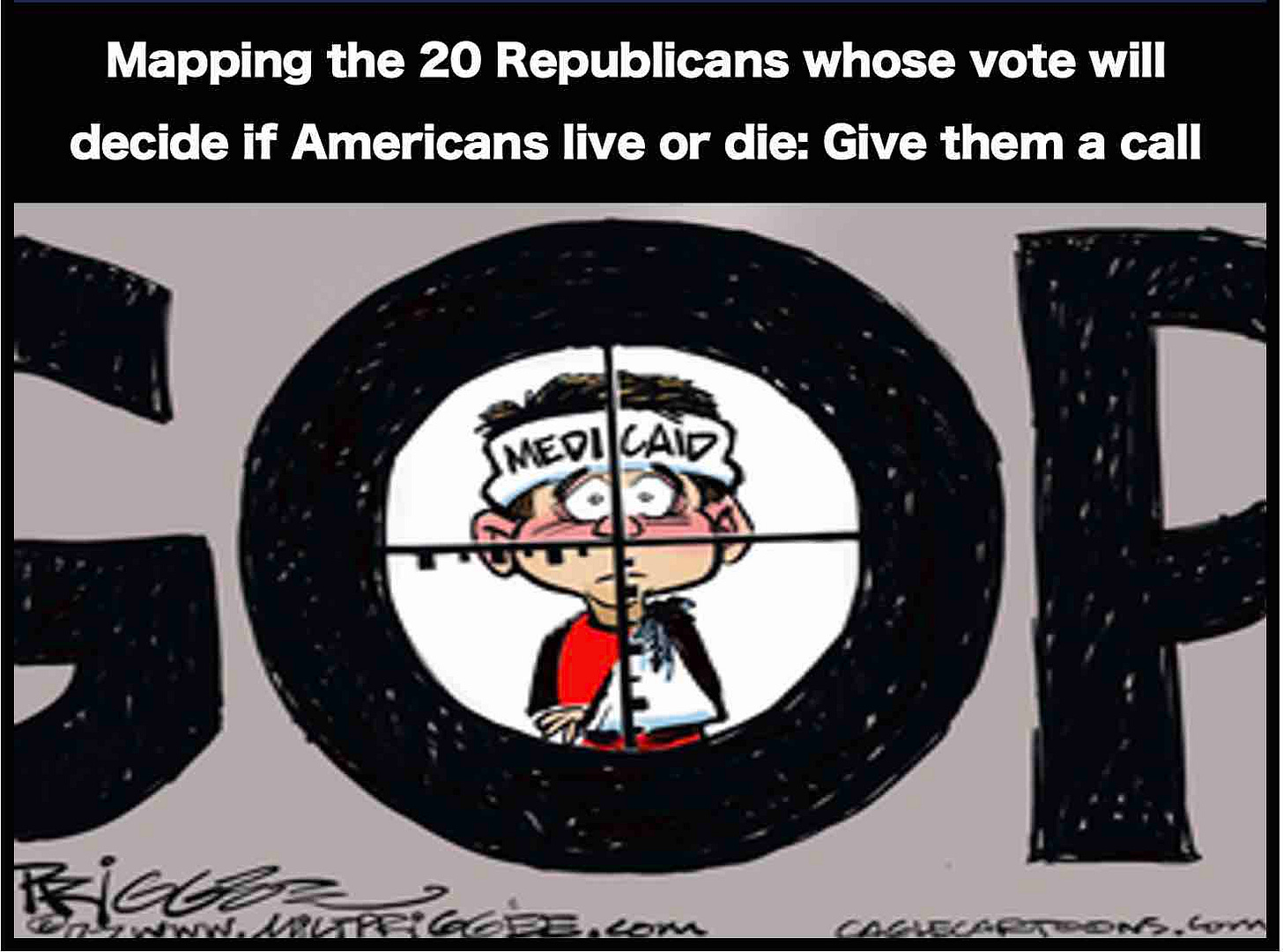 Mapping the 20 Republicans whose vote will decide if Americans live or die: Give them a call