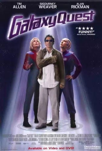GALAXY QUEST Movie POSTER 27 x 40 Tim Allen, Sigourney Weaver, Alan Rickman, B - Picture 1 of 1