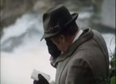 Watson realizing what happened to Holmes
