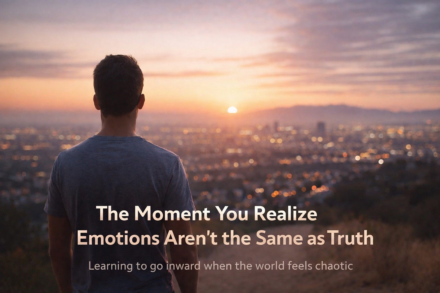 The Moment You Realize Emotions Aren't the Same as Truth
