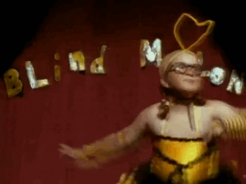 Blind Melon bee dancing like nobody's watching.