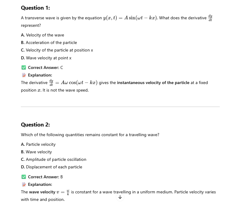 Understanding the Difference Between Particle Velocity and Wave ...