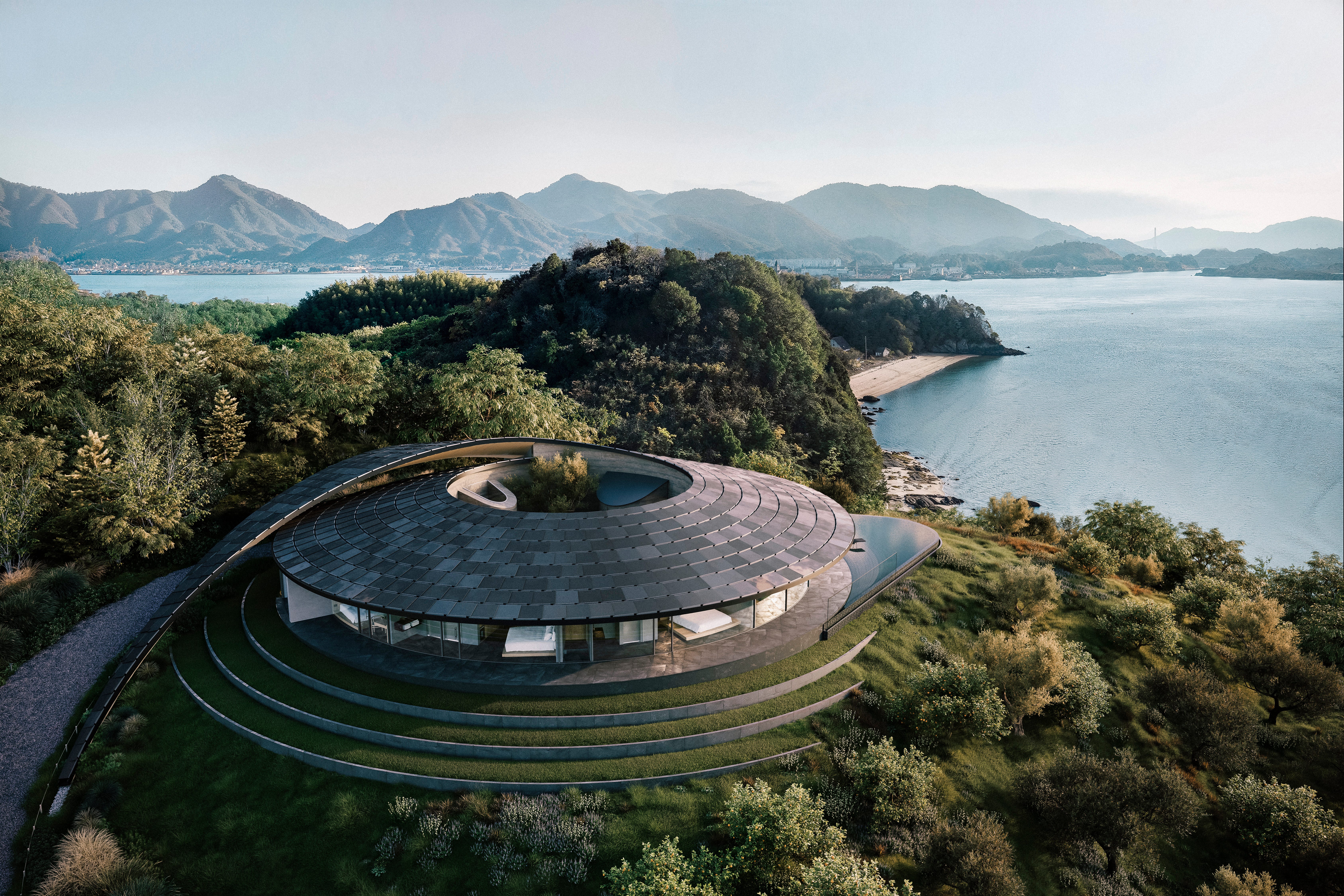 ビャルケ・インゲルス率いるBIGが設計した「NOT A HOTEL SETOUCHI」の