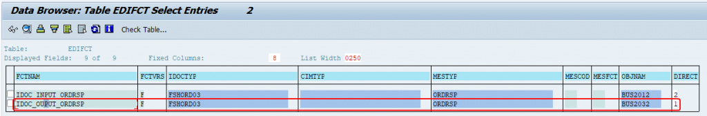 Alternative method to find the iDoc processing FM - Table EDIFCT via transaction se16n