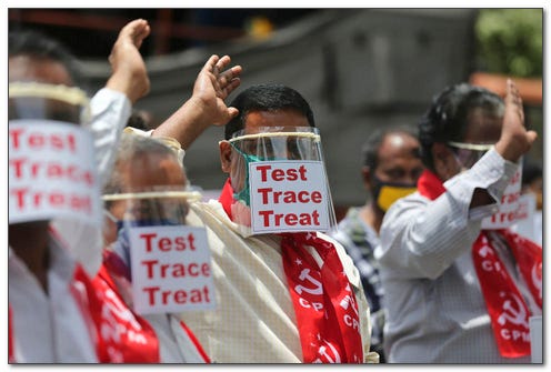 test trace treat covid propaganda