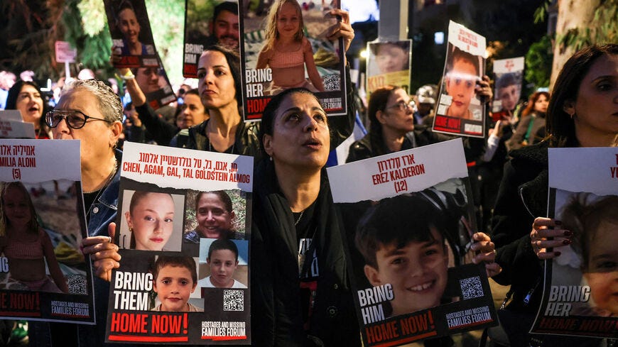 Israel and Hamas reach deal to free 50 hostages in Gaza - Al-Monitor:  Independent, trusted coverage of the Middle East