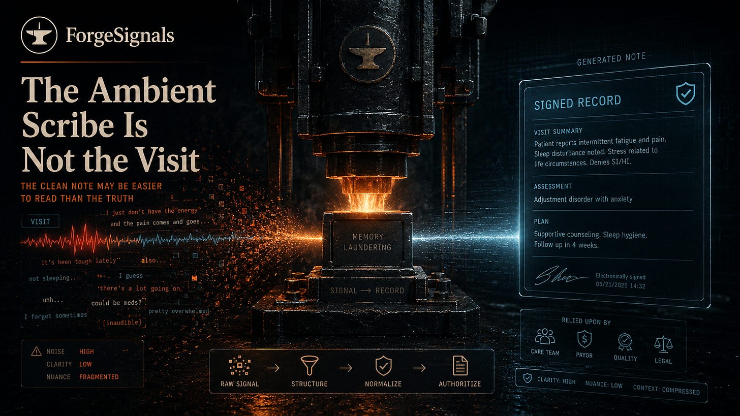Industrial forging of digital records
