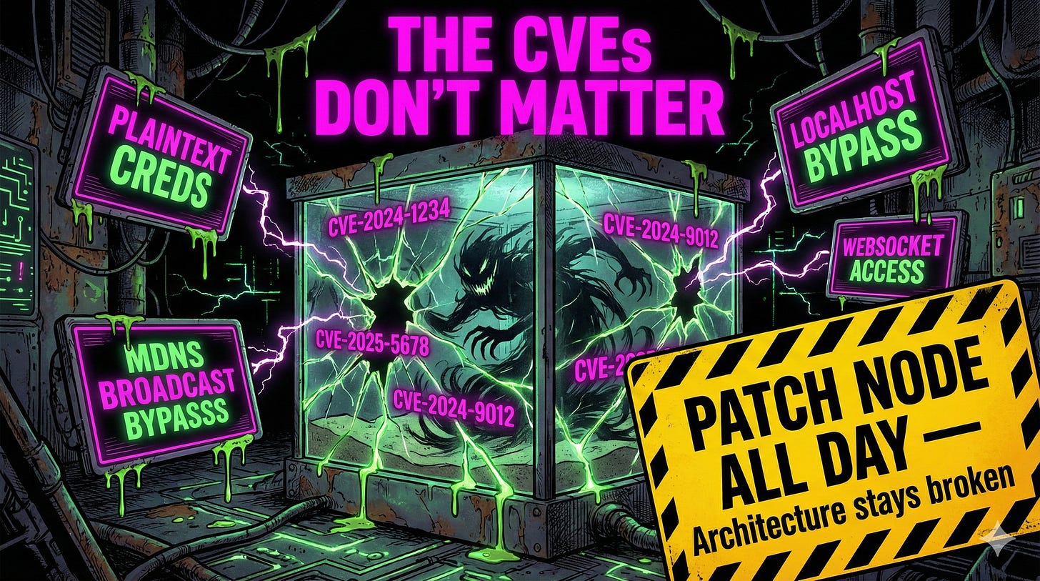 Moltbot CVE vulnerabilities in Node.js async_hooks and permission model bypass compound architectural security flaws in authentication and credential storage Moltbot CVE vulnerabilities in Node.js async_hooks and permission model bypass compound architectural security flaws in authentication and credential storage