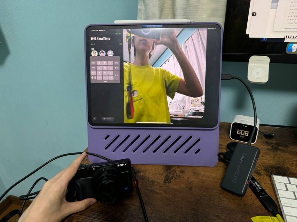 古いiPadをモニター化 UVCカメラ対応セット iPadOS 17がUVCサポート HDMI⇒USBキャプチャーで外部ディスプレイ化