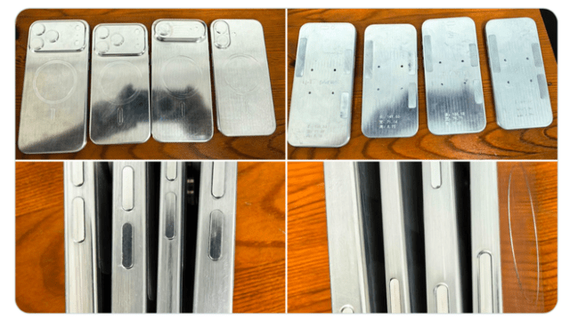 Apple's iPhone 17 family dummy units (images: Sonny Dickson via X)