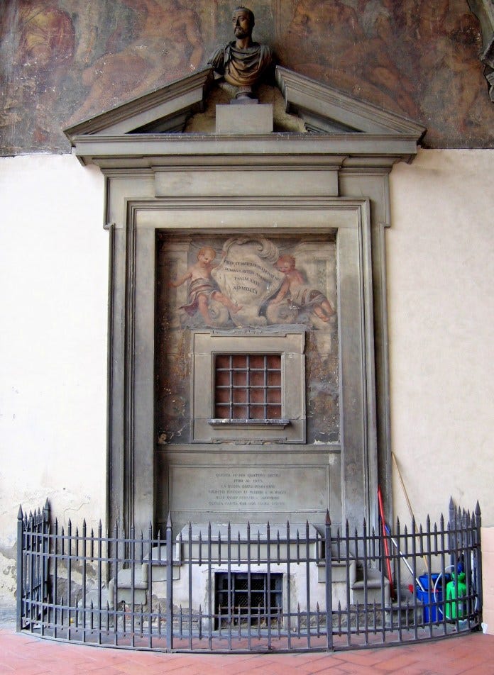 Beschreibung: "Baby hatch" at the "Ospedale degli Innocenti" in Florence, 2006. Beschreibung: "Baby hatch" at the "Ospedale degli Innocenti" in Florence, 2006.