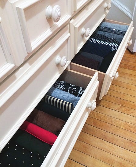 Behold KonMari socks!