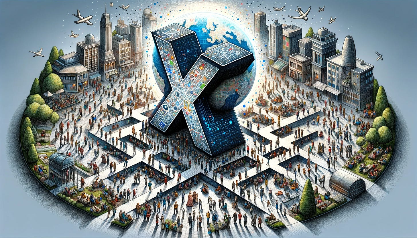 X as the global town square.