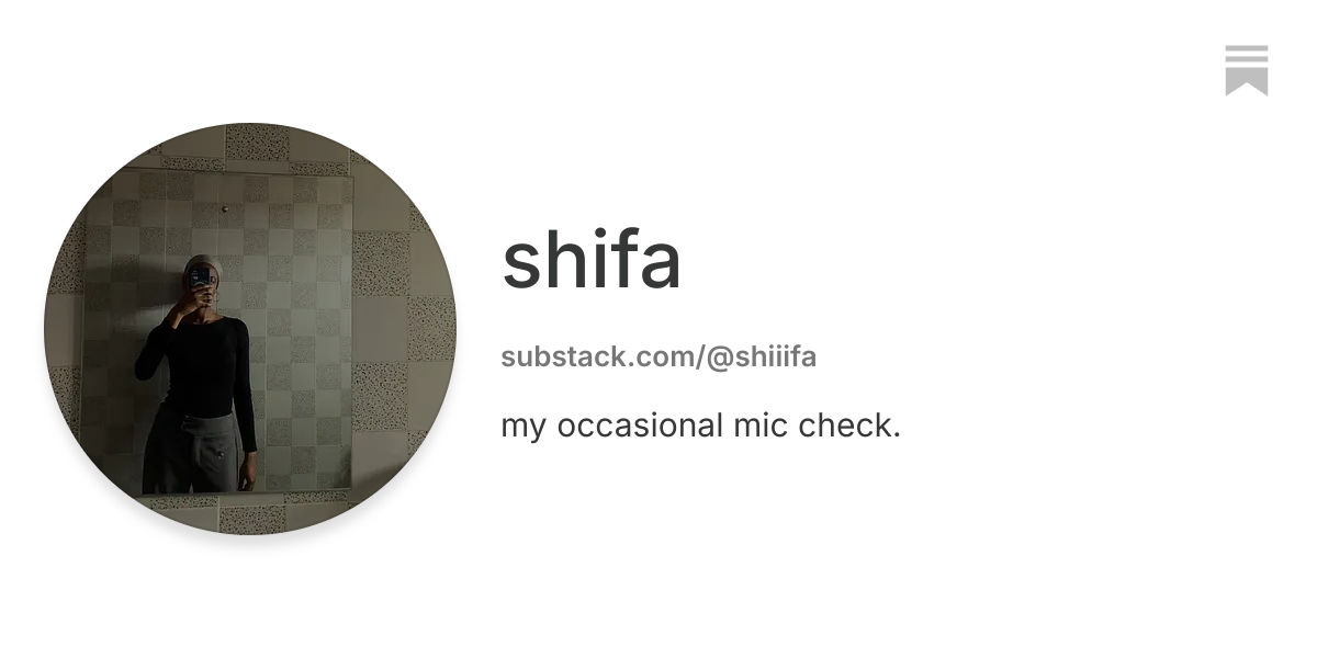 shifa | Substack