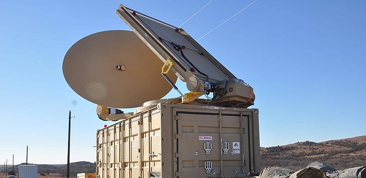 Raytheon's PHASER on a shipping container image